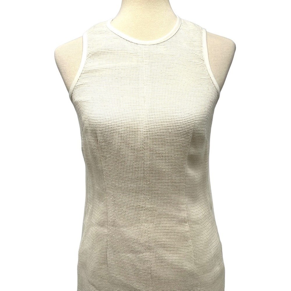 Sea New York Cream mesh Sheath Dress Womens 4 NWT - Picture 3 of 14